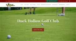 Desktop Screenshot of duckhollowgolfclub.com